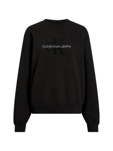 Calvin Klein Jeans Sweatshirt  sort / sølv