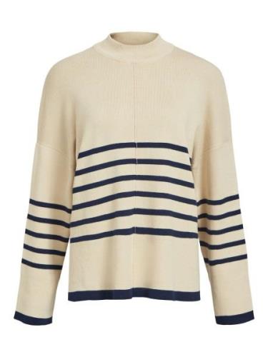 OBJECT Pullover 'ROMIA'  beige / navy