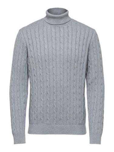 SELECTED HOMME Pullover 'SLHRYAN'  grå