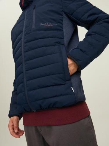 JACK & JONES Overgangsjakke 'BERG'  marin / rød / sort