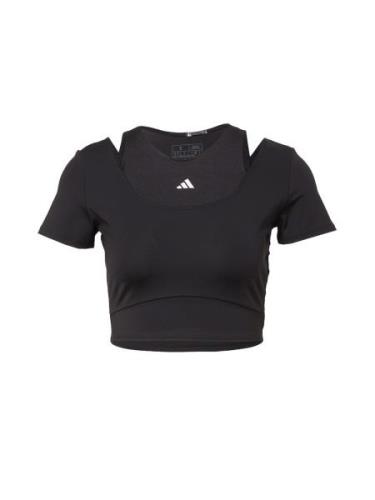 ADIDAS PERFORMANCE Funktionsbluse 'Hiit Aeroready '  sort / hvid