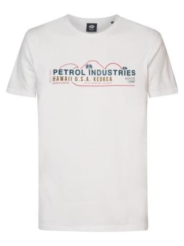 Petrol Industries Bluser & t-shirts  blå / guld / rød / hvid