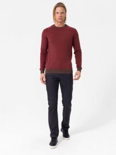 Dandalo Pullover  brun / rød / bordeaux