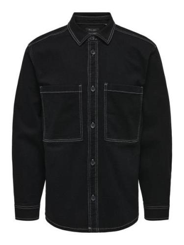 Only & Sons Skjorte 'DAGO'  sort