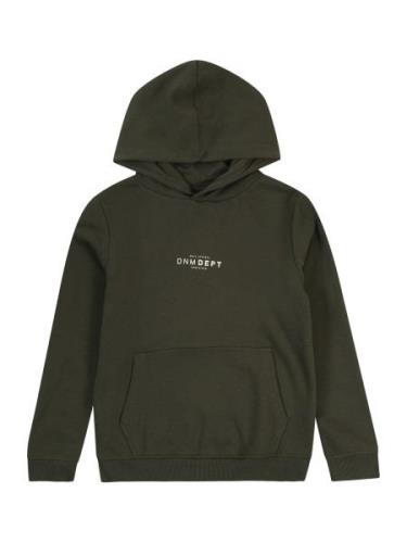 KIDS ONLY Sweatshirt 'KOBJake'  mørkegrøn / hvid