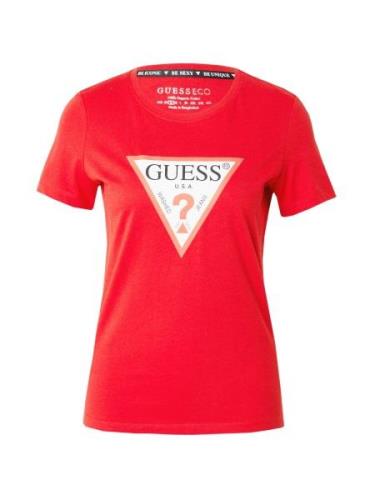 GUESS Shirts  rød / melon / sort / hvid