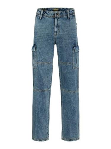 JACK & JONES Cargojeans 'Eddie Wade'  blue denim