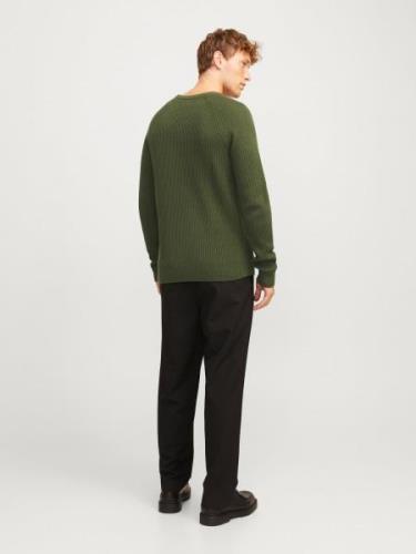 JACK & JONES Pullover 'JJPannel'  mørkegrøn