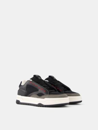 Bershka Sneaker low  grå / lysegrå / sort