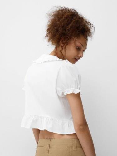 Bershka Bluse  offwhite