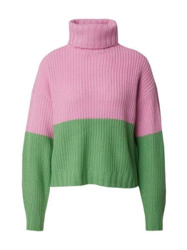 ONLY Pullover 'ONLBIBBA'  grøn / pink