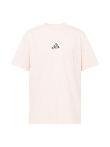 ADIDAS PERFORMANCE Funktionsskjorte  grå / pastelpink / sort