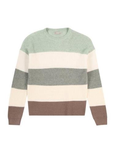 KIDS ONLY Pullover 'KONSandy'  creme / brun / mint / mørkegrøn