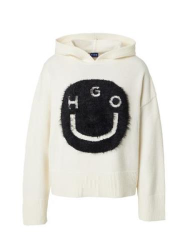 HUGO Pullover 'Suvany'  sort / hvid