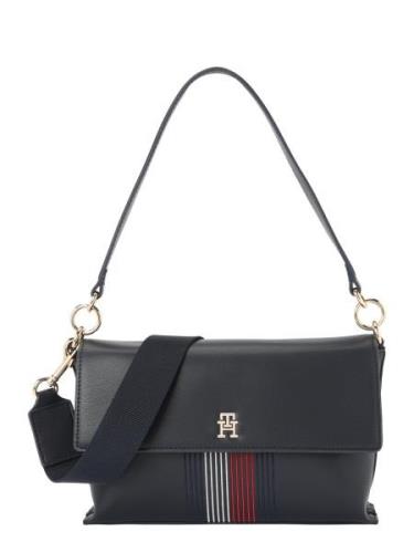 TOMMY HILFIGER Håndtaske 'Distinct'  navy / rød / hvid