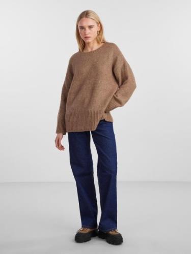 PIECES Pullover 'Nancy'  brun