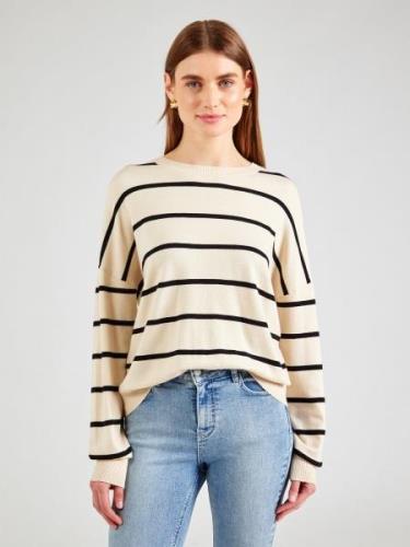 MYLAVIE by Sarah Harrison Pullover  beige / sort