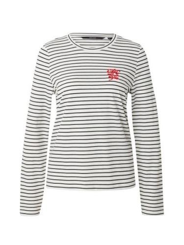 VERO MODA Shirts  knaldrød / sort / hvid