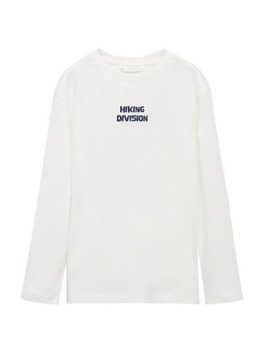 MANGO KIDS Shirts 'CAMP'  ecru / mørkeblå