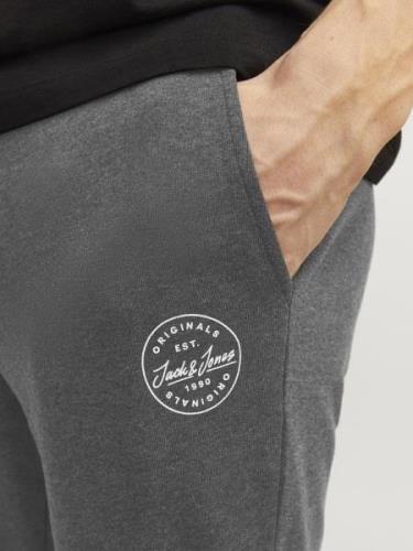 JACK & JONES Bukser 'JPSTGordon JJShark'  antracit / hvid