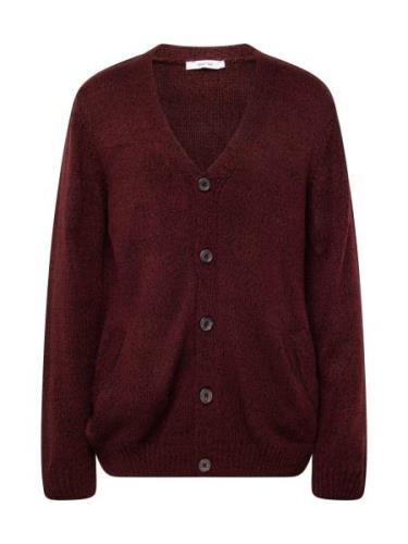 ABOUT YOU Cardigan 'Mirco'  burgunder / sort