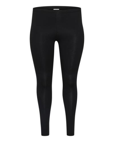 KAFFE CURVE Leggings 'Jena'  sort