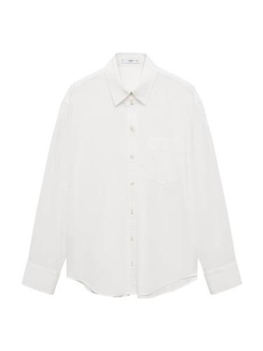 MANGO Bluse 'MARBLE'  offwhite