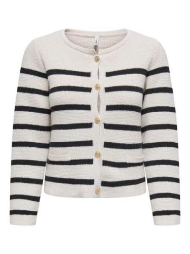 ONLY Cardigan 'ONLLaura'  sort / hvid