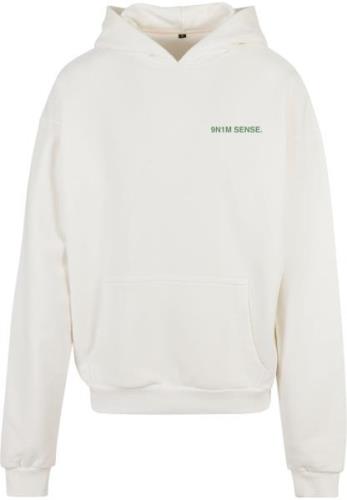 9N1M SENSE Sweatshirt  grøn / hvid