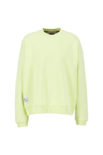 ALPHA INDUSTRIES Sweatshirt  antracit / lime