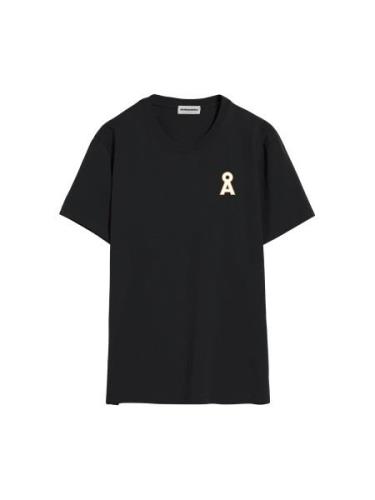 ARMEDANGELS Bluser & t-shirts 'AADONI'  sort / hvid