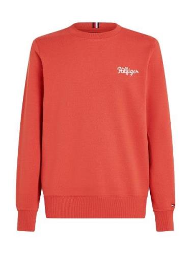 TOMMY HILFIGER Sweatshirt  blodrød / hvid