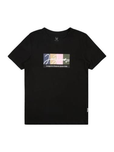 Jack & Jones Junior Shirts 'JORPORTLAND'  blå / pink / sort / hvid