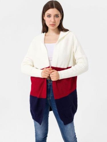 Dandalo Cardigan  marin / rød / hvid