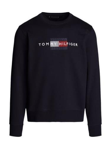 TOMMY HILFIGER Sweatshirt  natblå / rubinrød / hvid