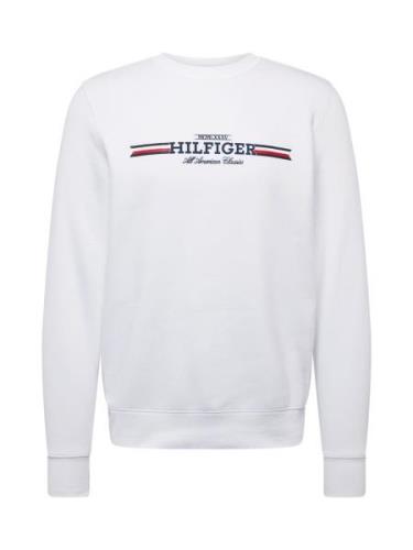 TOMMY HILFIGER Sweatshirt  mørkeblå / rød / sort / hvid