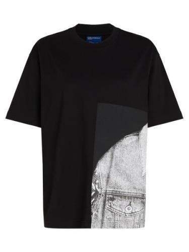 KARL LAGERFELD JEANS Shirts  grå / sort