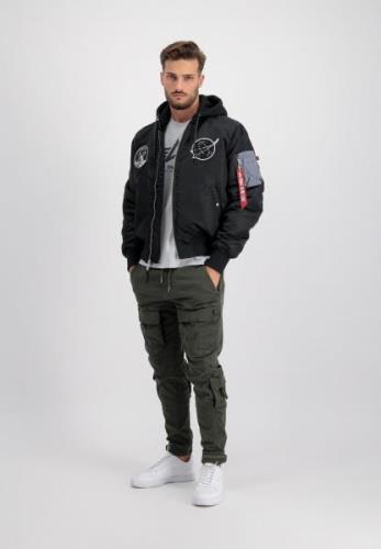 ALPHA INDUSTRIES Overgangsjakke  blodrød / sort / hvid