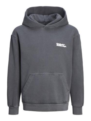 Jack & Jones Junior Sweatshirt 'JORVERMONT'  mørkegrå / hvid