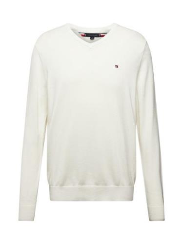 TOMMY HILFIGER Pullover 'ESSENTIAL'  offwhite