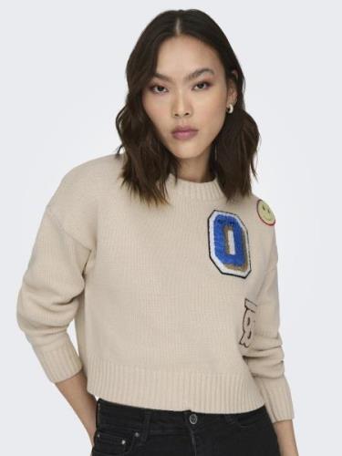 ONLY Pullover  beige / blå / brun / sort / hvid