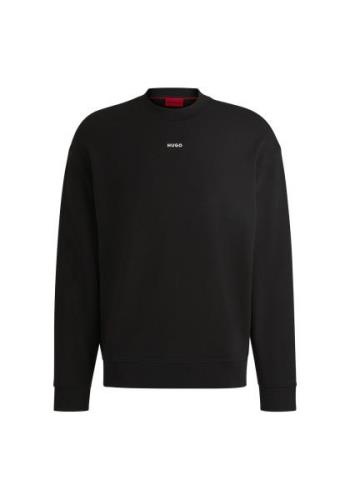 HUGO Sweatshirt  sort / hvid