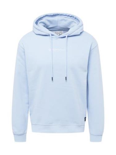 TOM TAILOR DENIM Sweatshirt  lyseblå / hvid