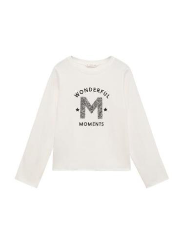 MANGO KIDS Bluser & t-shirts 'WONDER'  ecru / sort / sølv