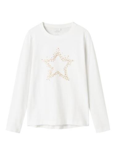 NAME IT Bluser & t-shirts 'NKFVIPARTY'  guld / sort / sølv / hvid