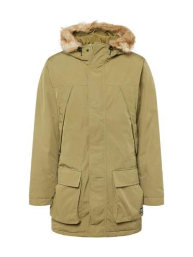 LEVI'S ® Vinterparka 'Prescott Thrmr Lng Parka'  lysebrun / oliven