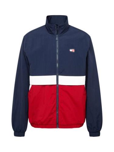 Tommy Jeans Overgangsjakke 'Essential'  navy / rød / hvid