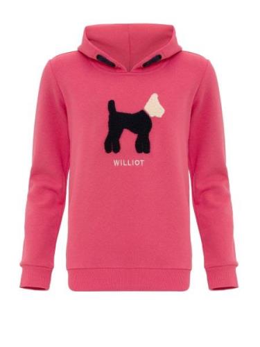 Williot Sweatshirt  pink / sort / hvid