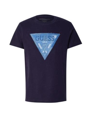 GUESS Bluser & t-shirts  marin / blue denim / hvid