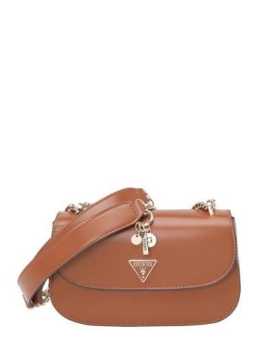 GUESS Skuldertaske 'DARYNA'  cognac / guld